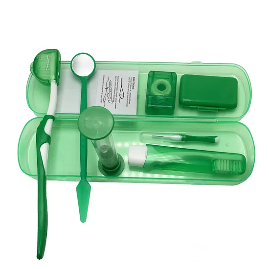 Kit di trattamento di emergenza 8 in 1 in bottiglia Kit di ortodonzia portatile dentale